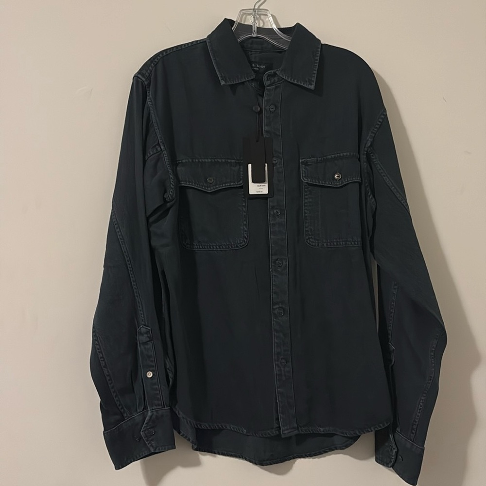 New ! Rag & Bone Long sleeve/ button up/ medium/